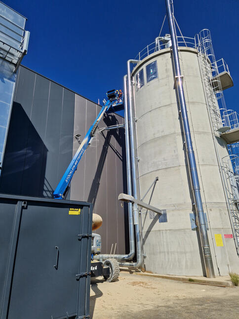 Schallschutzarbeiten ab Silo Schallschutzarbeiten ab Silo